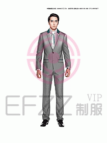 男職業裝西服設計圖303