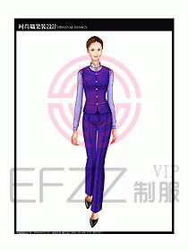 女職業(yè)裝襯衫馬夾設(shè)計圖258