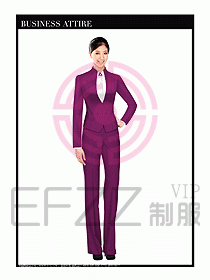 空姐職業(yè)服裝設(shè)計效果圖441
