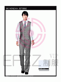 男職業(yè)裝商務(wù)馬夾設(shè)計123