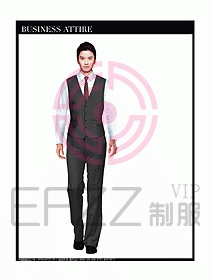 男職業(yè)裝商務(wù)馬夾設(shè)計(jì)125