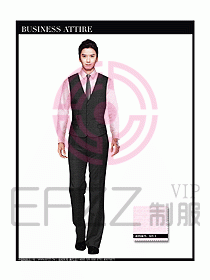 男職業(yè)裝商務(wù)馬夾設(shè)計(jì)126