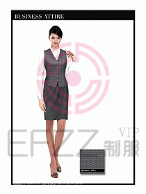 女職業裝時尚馬夾設計314