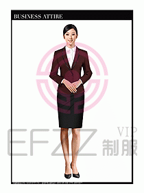 女時尚OL職業(yè)裝設(shè)計圖966