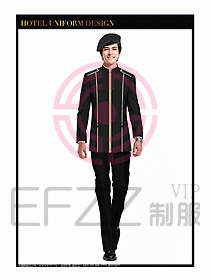 酒店門童行李生制服設(shè)計(jì)835