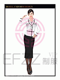 酒店西餐廳咨客制服設(shè)計圖379