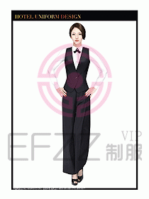 酒店西餐廳咨客制服設(shè)計(jì)圖381