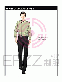 酒店西餐廳領班制服設計圖059