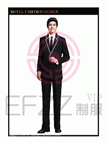 酒店總臺(tái)服務(wù)員制服設(shè)計(jì)圖655