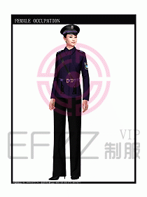獵裝保安服設(shè)計服裝圖243