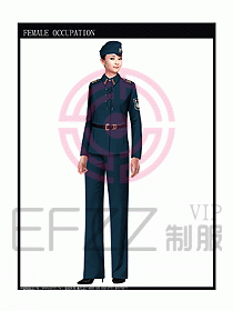 獵裝保安服設計服裝圖250