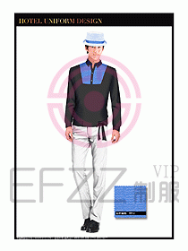 酒店門童行李生制服設(shè)計(jì)圖906