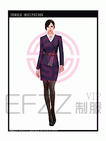 專(zhuān)賣(mài)店?duì)I業(yè)員服裝設(shè)計(jì)圖1005