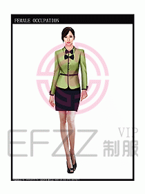 專賣店營業(yè)員服裝設計圖1015