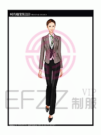 專賣店?duì)I業(yè)員服裝設(shè)計(jì)圖1097