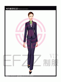 專賣店營業(yè)員服裝設(shè)計圖1149