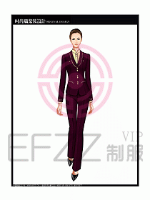 專賣店營業(yè)員服裝設計圖1151