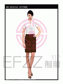 女職業(yè)裝短袖襯衫設(shè)計圖283