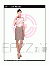 女職業(yè)裝短袖襯衫設計圖292