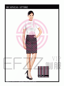 女職業(yè)裝短袖襯衫設(shè)計(jì)圖312
