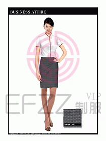 女職業(yè)裝短袖襯衫設(shè)計(jì)圖319