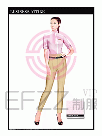 女職業裝短袖襯衫設計圖325