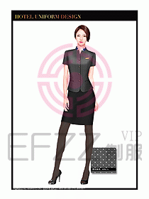 酒店大堂服務(wù)員制服設(shè)計(jì)圖697