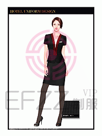 酒店大堂服務(wù)員制服設(shè)計(jì)圖711