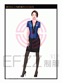 酒店大堂服務(wù)員制服設(shè)計圖712