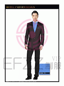 酒店大堂服務(wù)員制服設(shè)計圖721
