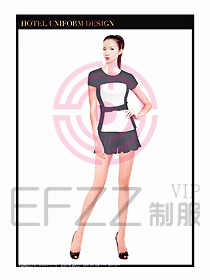 SPA按摩技師制服設(shè)計圖892