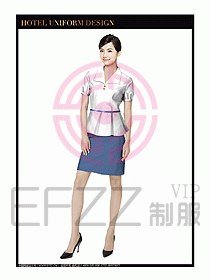 桑拿水療會所前臺服務(wù)員制服194