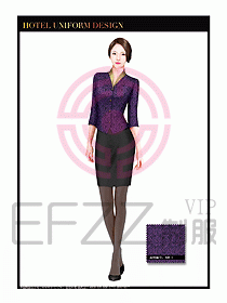 酒店西餐服務(wù)員制服設(shè)計(jì)1001