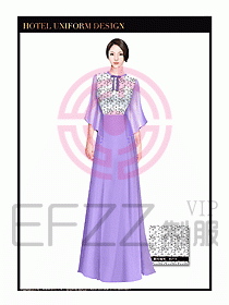 酒店制服西餐咨客服裝設(shè)計399