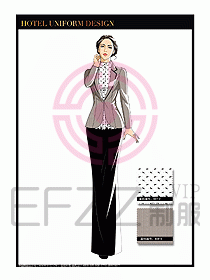 酒店制服西餐咨客服裝設(shè)計440