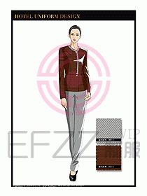 酒店制服客房服務(wù)員工衣設(shè)計437