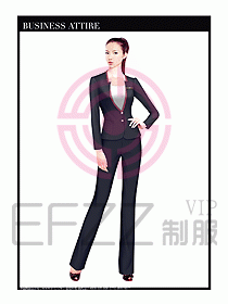 職業(yè)空姐裝制服設(shè)計圖529