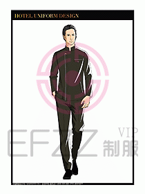 酒店門童保安行李生制服設(shè)計928