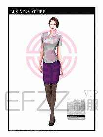 專賣店營業(yè)員職業(yè)裝設(shè)計圖1264