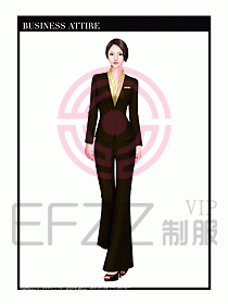 專(zhuān)賣(mài)店?duì)I業(yè)員職業(yè)裝設(shè)計(jì)圖1273
