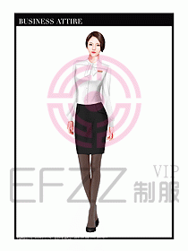 專(zhuān)賣(mài)店?duì)I業(yè)員職業(yè)裝設(shè)計(jì)圖1276