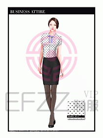 專賣店營業(yè)員職業(yè)裝設(shè)計圖1283