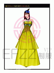 KTV夜總會咨客制服設計圖291