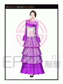 KTV夜總會咨客制服設(shè)計圖309
