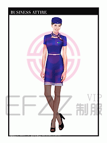 職業(yè)空姐制服設(shè)計圖558