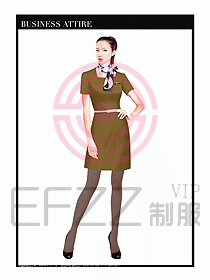 職業(yè)空姐制服設計圖604