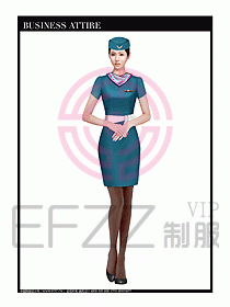 職業(yè)空姐制服設(shè)計(jì)圖614