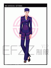 職業(yè)空姐制服設(shè)計(jì)圖629
