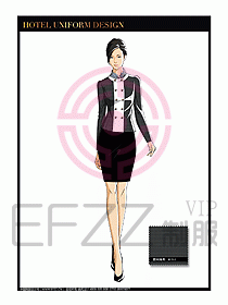 酒店大堂服務(wù)員制服設(shè)計794
