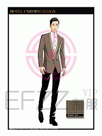 酒店大堂服務(wù)員制服設(shè)計(jì)790